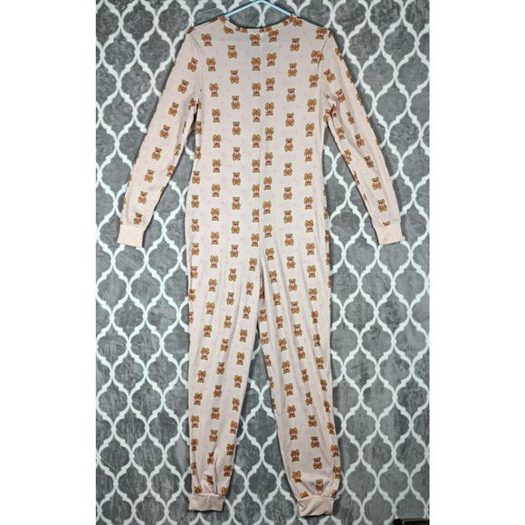 Spoiled Angel Pajamas Long Johns Women Medium Pink One Piece Thermal Underwear - Picture 6 of 14